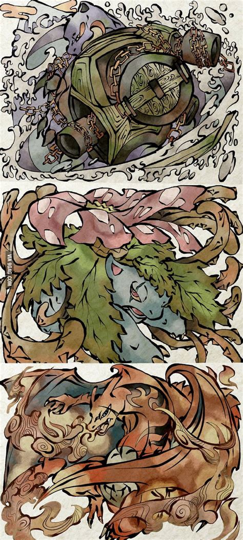 Pokemon As Traditional Japanese Art 9gag