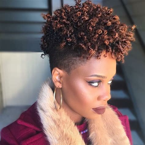 African American Short Hairstyles With Shaved Sides Black Woman