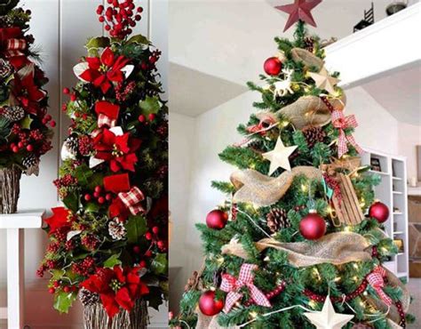 Cómo Decorar Un árbol De Navidad De 100 Fotos De árboles Navideños