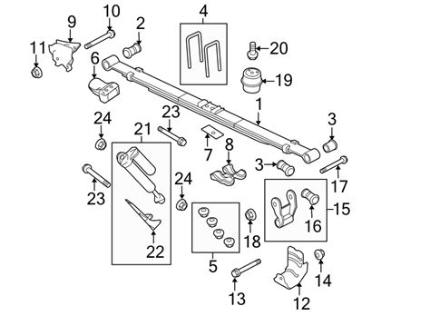 Ford F-150 Leaf Spring Bolt. F150; 4WD; w/SVT Raptor ...