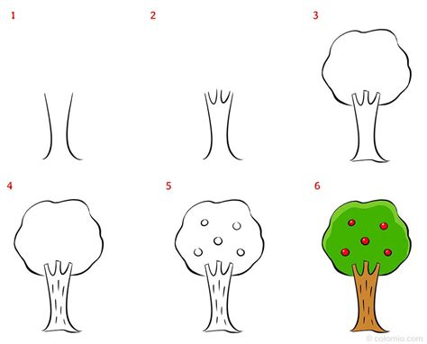 Easy Tree Drawing How To Draw A Tree