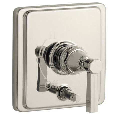 Kohler Vibrant Polished Nickel Lever Shower Handle In The Shower Faucet