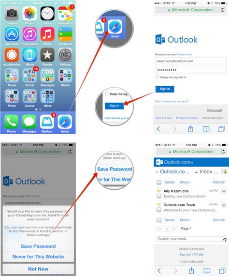 How To Set Up Microsoft Outlook Mail Calendar Contacts On Iphone And