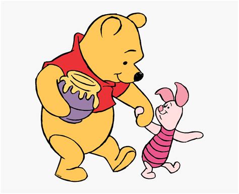 New Pooh Piglet Walking Hand In Hand Winnie The Pooh And Piglet