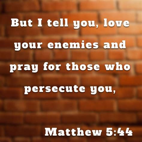 Matthew 544 But I Tell You Love Your Enemies And Pray For Those Who