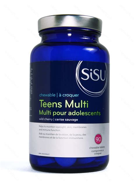 Getting enough iron is especially important for teenage girls to replace the blood lost during monthly menstrual cycles. Teens Multi by SISU multivitamin and mineral supplement
