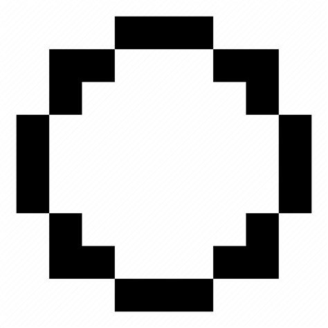 Ball Circle Game Pixel Art Pixelated Round Icon Download On