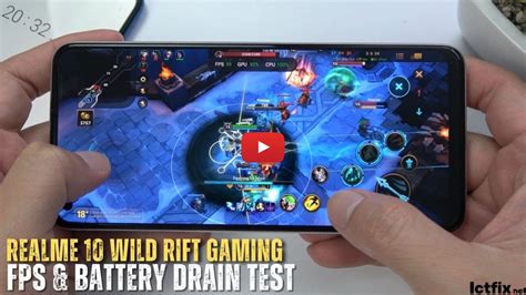Realme 10 League Of Legends Mobile Wild Rift Gaming Test Lol Mobile