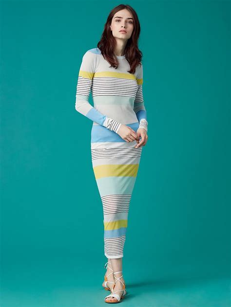 Color Block Knit Dress Landing Pages By Dvf Knit Dress Dvf Dresses Dresses