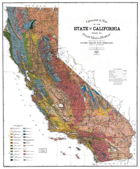 History Of The Geologic Map Of California
