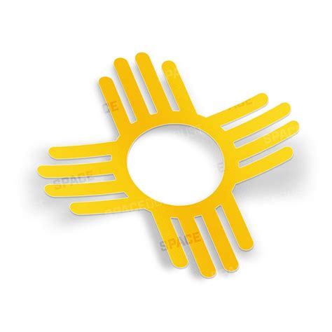 Zia Sun Sticker New Mexico Weatherproof Vinyl Decal For Your Car Water