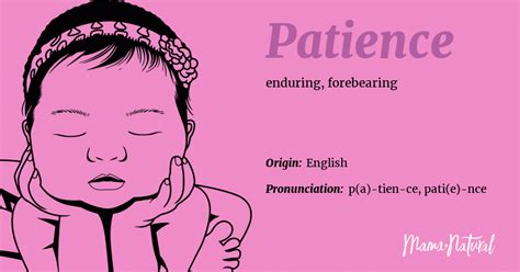 Patience Name Meaning Origin Popularity Girl Names Like Patience Mama Natural