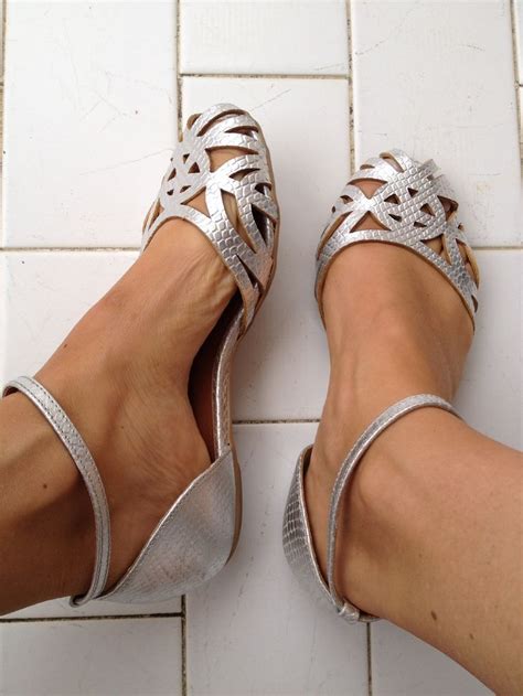 Silver Flats By Miss Unique Silver Flats Shoes Shoes Sandals