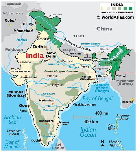 India Maps And Facts World Atlas