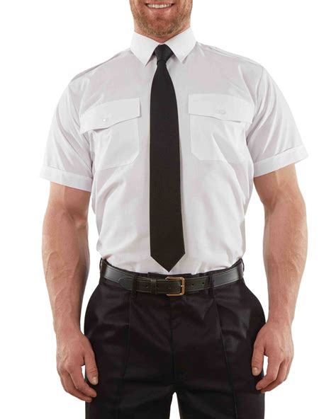 Mens Short Sleeve Pilot Shirt Sugdens Corporate Clothing Uniforms