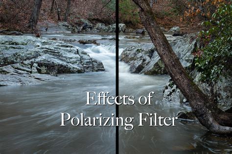 The Effects Of A Polarizing Filter On Waterfalls And Woods — Todd