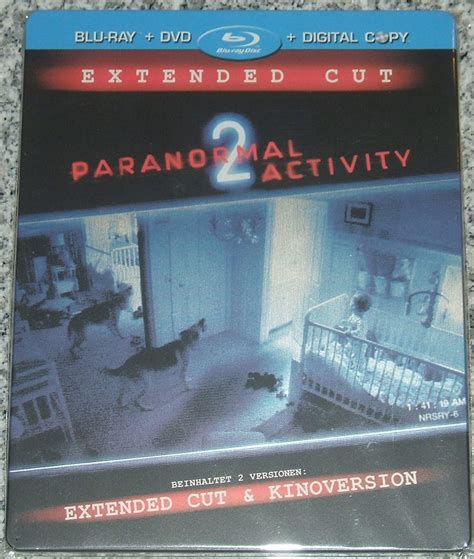 Paranormal Activity 2 Limited Steelbook Edition Extended Cut Inkl