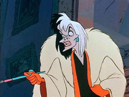 Anatomy of a disney character's style: 2. Cruella DeVil (101 Dalmatians)