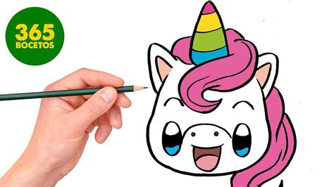Como Dibujar Kawaii Un Unicornio Desenho Colorir Unicornio
