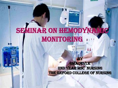 Hemodynamic Monitoring Ppt By Krishnameera999 Via Slideshare Nursing