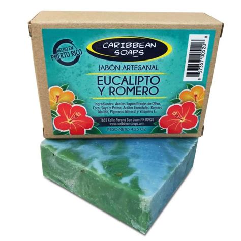 Natural beauty that is made with all natural ingredients. Eucalyptus and Rosemary Handmade Soap - Boricua.com