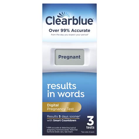 Clearblue Digital Pregnancy Test With Smart Countdown Count