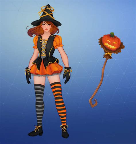 Fanmade Halloween Witch Design Pickaxe 🎃 Fortnite Battle Royale