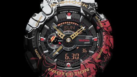 The dragon ball z x g shock is covered with shocking orange and gold color. Casio is Releasing Dragon Ball Z and One Piece G-SHOCKs