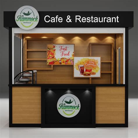Coffee Outdoor Booth And Food Outdoor Counter With Unique Design Food