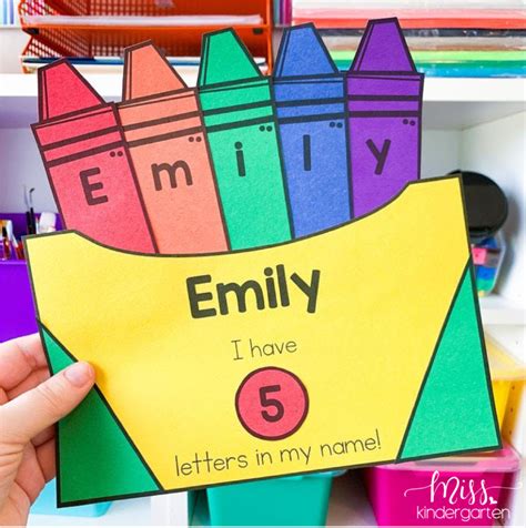 Hands On Ideas For Name Writing Practice Miss Kindergarten