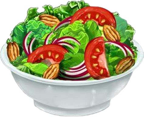 Salade composée dessin