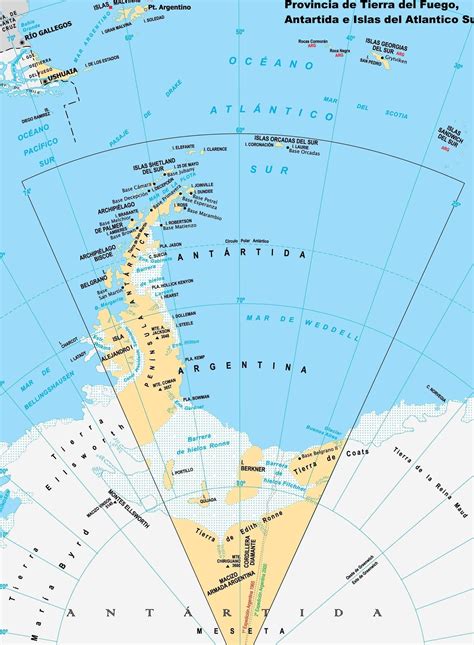 Mapa De La Antartida Mapa Images