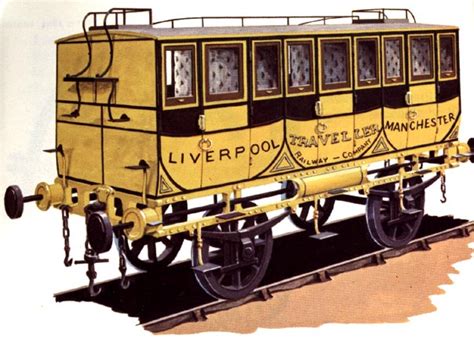 First Class Carriage Liverpool And Manchester Railways