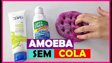 Diy Como Fazer A Melhor Amoeba Sem Cola Com Glitter Livia Sturnik