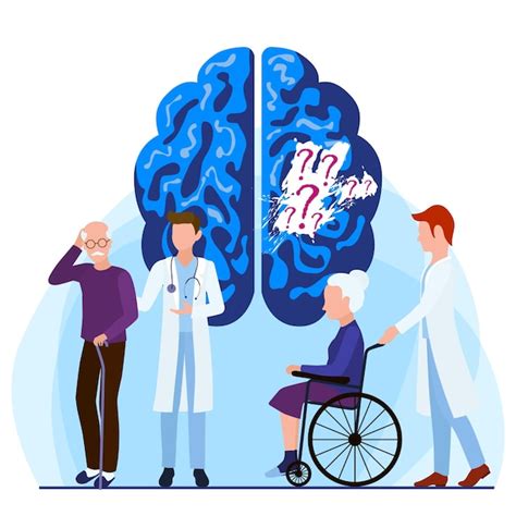 Premium Vector Alzheimers Disease Patients Concept Lapse Of Memory