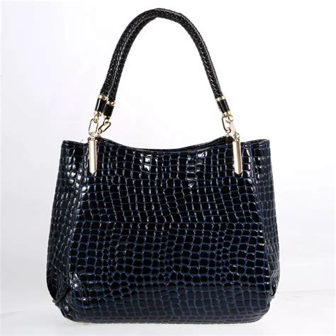 Famous Designer Brand Crocodile Bags Women Leather Handbags 2017 Luxury