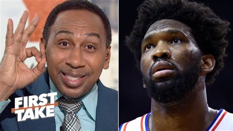 Stephen A Shreds Joel Embiids 0 Points Against The Raptors First Take