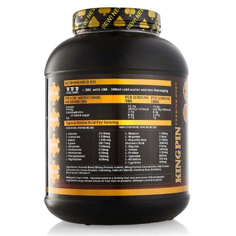 Weight Management & Slimming - Aces Labs King Pin Whey Protein 3kg
