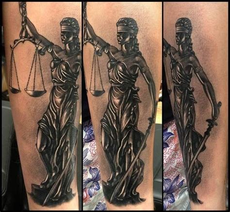 Update 53 Realistic Lady Justice Tattoo Super Hot Incdgdbentre