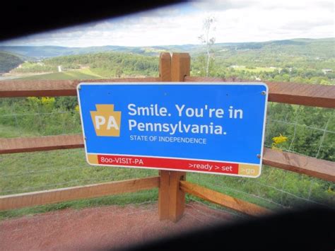 Smile You Are In Pennsylvania Picture Of Us 15 Sb Tioga Welcome
