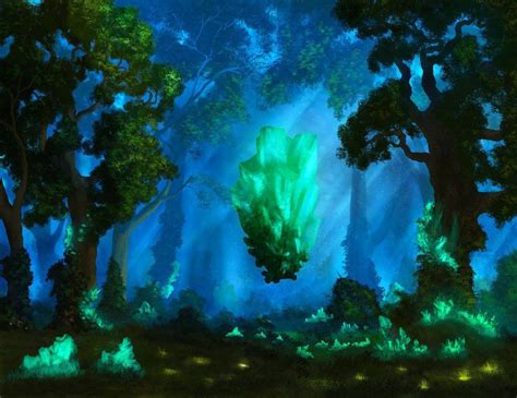 The Emerald Forest By Winterkeep Imaginaryworlds Forest Painting