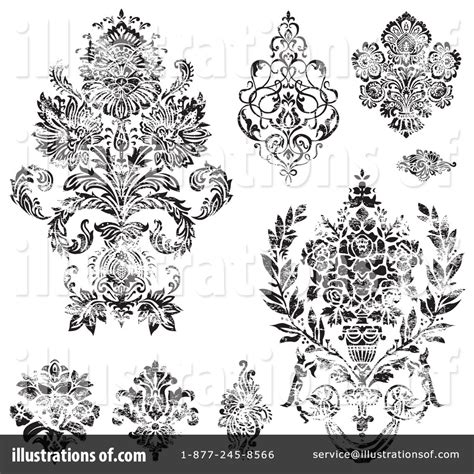 Victorian Design Elements Clipart #1084207 - Illustration ...