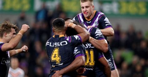 Madge storms out on team | 01:19. Melbourne Storm steal win over tough Wests Tigers with ...