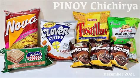 Filipino Junk Food Snacks 3 Nova Clover Chips Skyflakes Rebisco Youtube