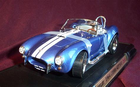 1964 Shelby Cobra 427 Sc Blue Yatming 118 Diecast Car Scale Model