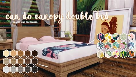 Best Sims 4 Canopy Bed Cc And Mods All Free Fandomspot