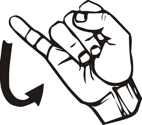 Sign Language Hand Free Vector Graphic On Pixabay