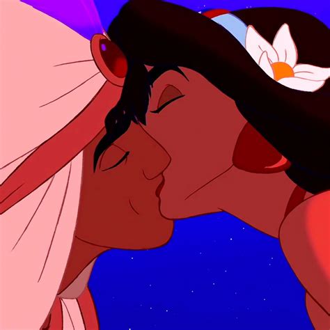 Aladdin And Jasmines Kiss Disney Pinterest Disney Kiss Jasmine