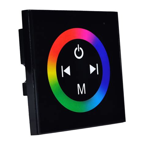Touch Panel Full Color Dimmer Controller For Rgb Led Light Strip Lamp