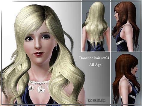 Long Wavy Hairstyle By Rose Sims 3 Hairs